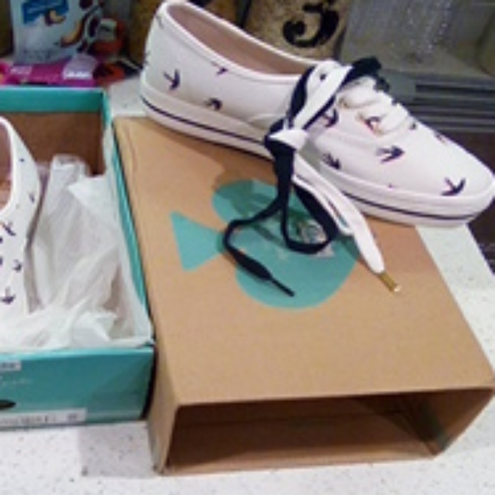 New w box kate spade keds women's sz 6.5 M ~ Rare!